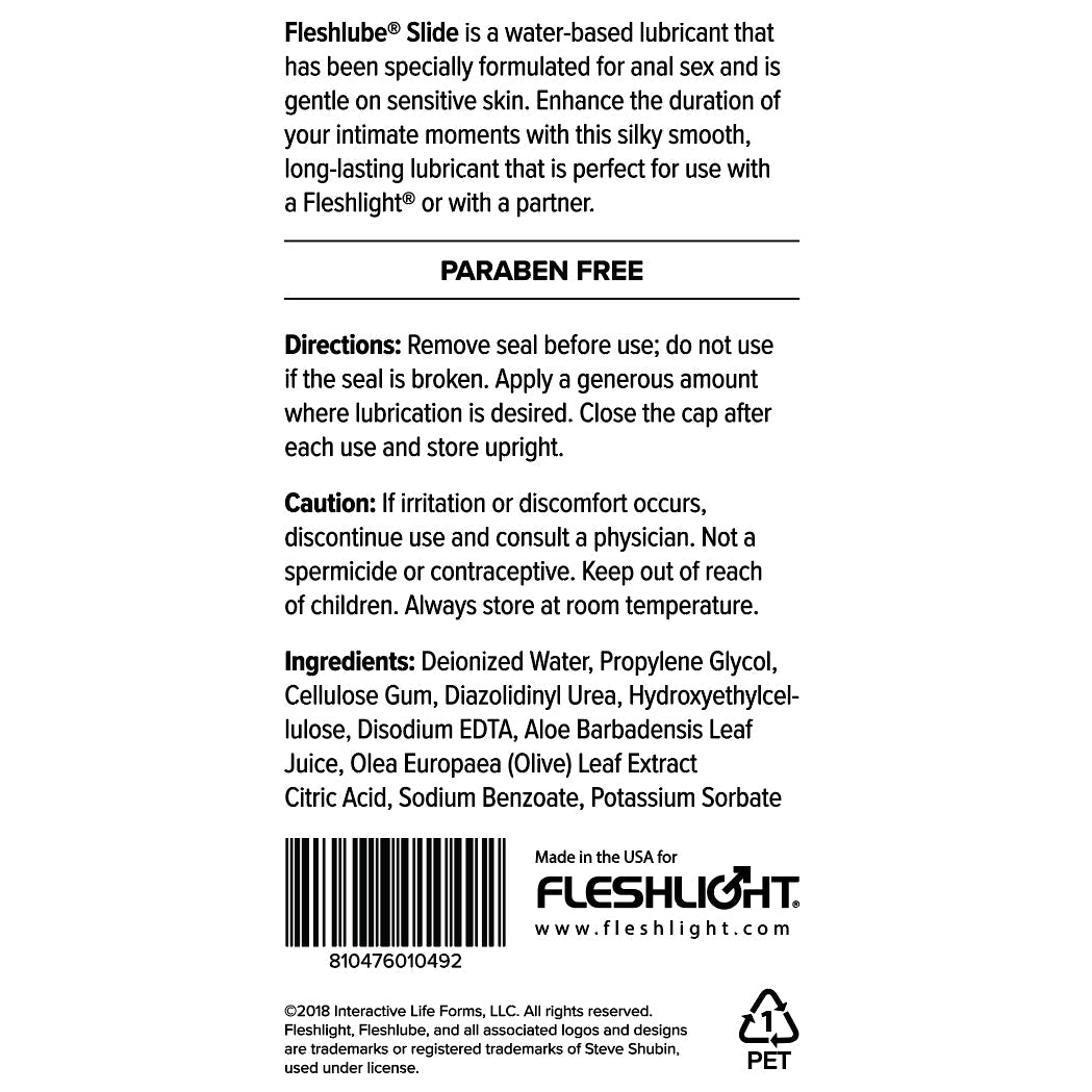 Fleshlube Slide 4 oz / 100 ml